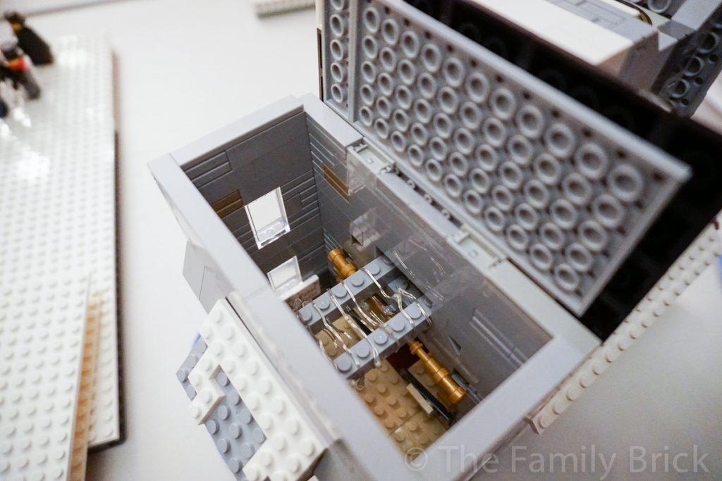 LEGO church build front greeting area